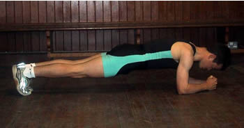 forearm plank position